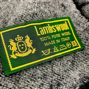 Lambswool 100% Pure Wool Men’s Scarf Italy